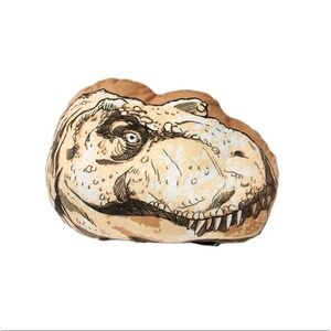 Jurassic World T Rex Dinosaur Head Plush Pillow Toy